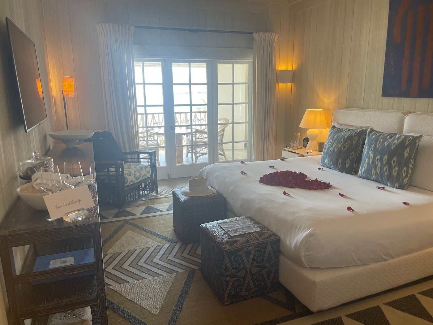 Ocean bedroom at Cheval Blanc St-Barth