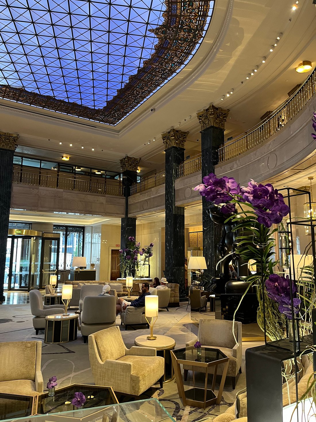 Lobby at Four Seasons Hotel Madrid