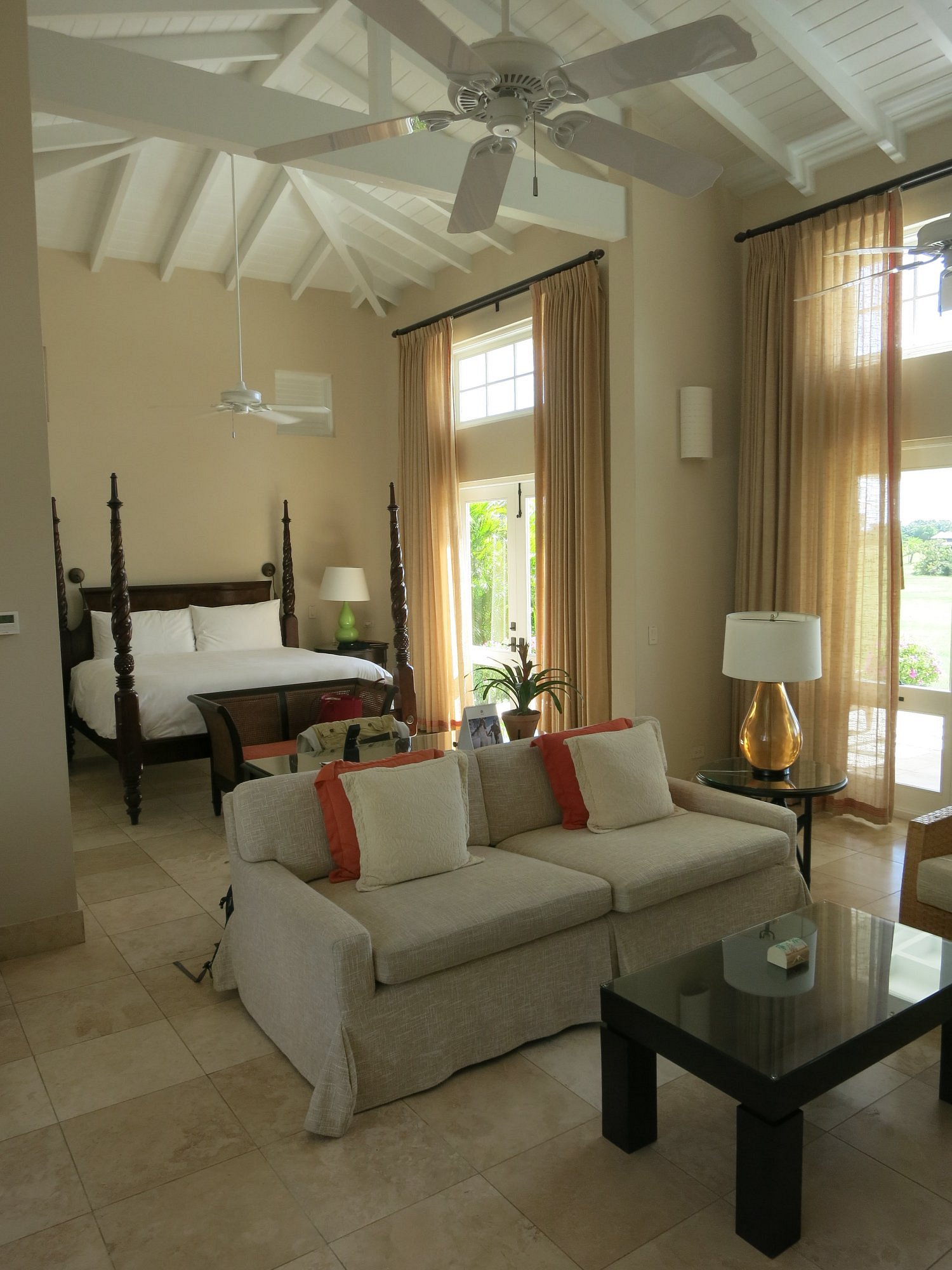Beachfront suite at Jumby Bay Island, Oetker Collection
