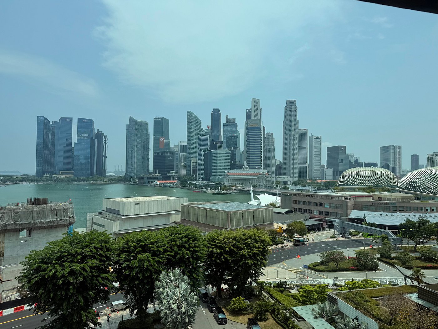 Marina bay view at Mandarin Oriental, Singapore