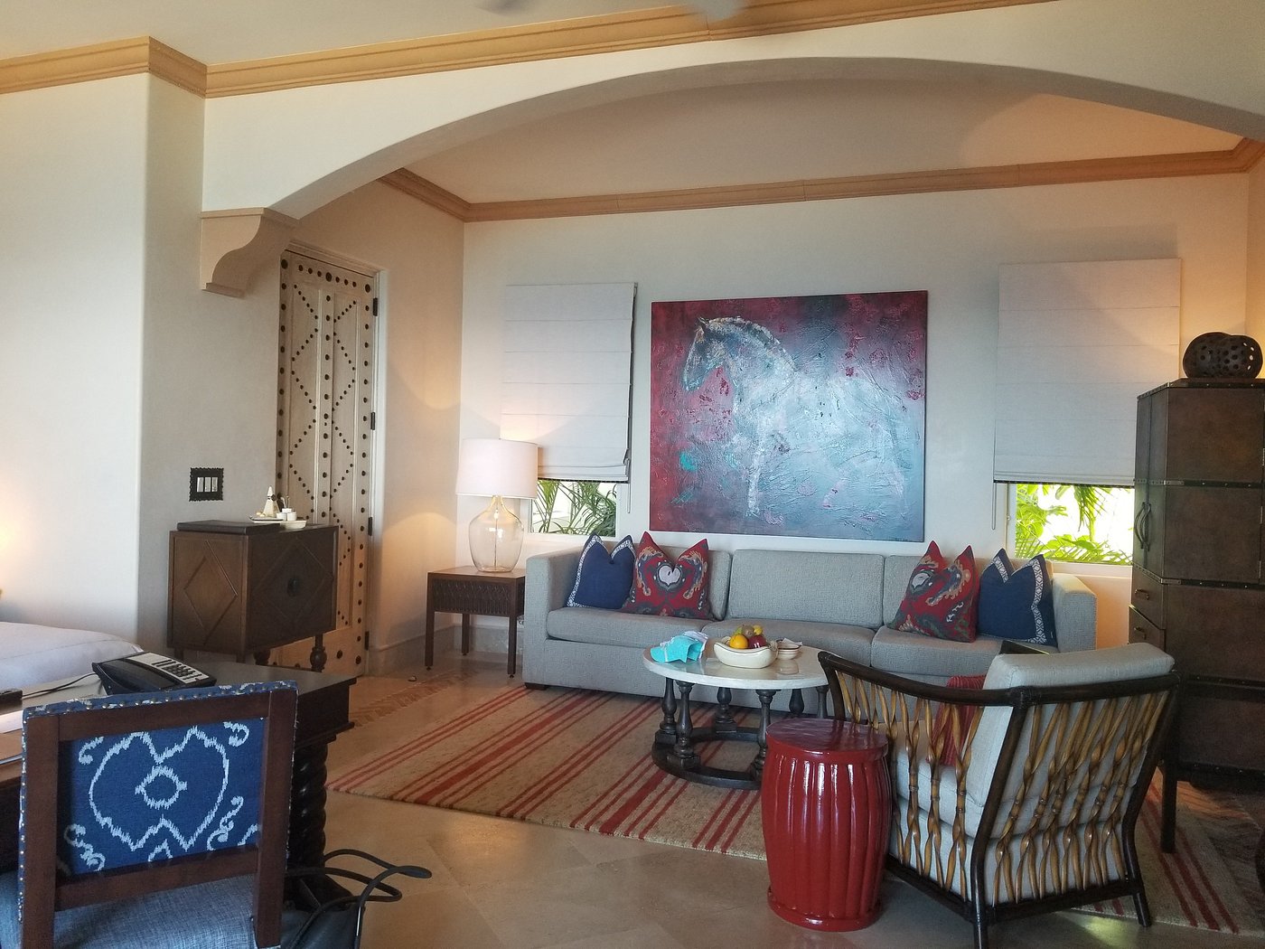 Suite living room at One&Only Palmilla