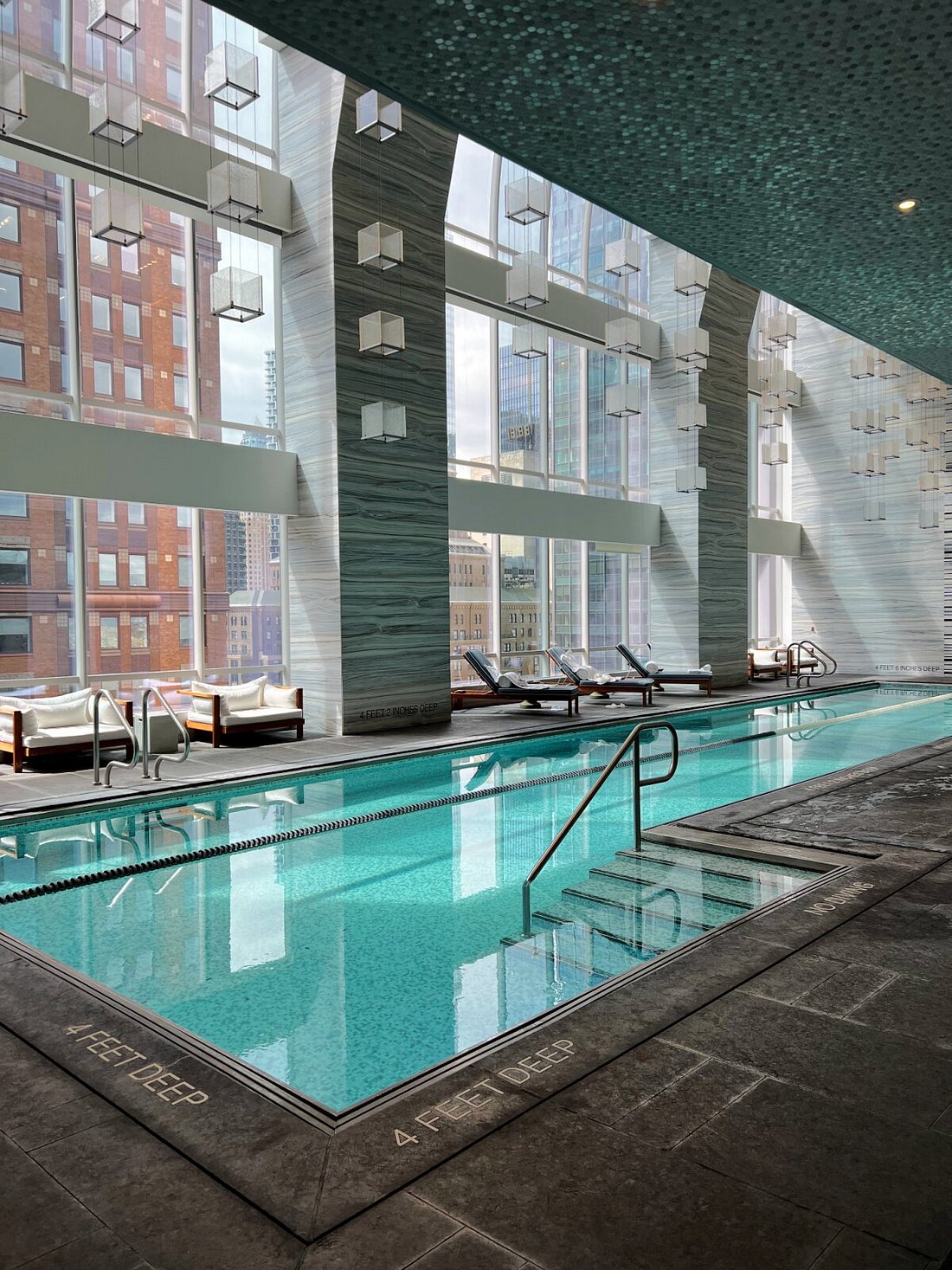 Indoor swimming pool at Park Hyatt New York