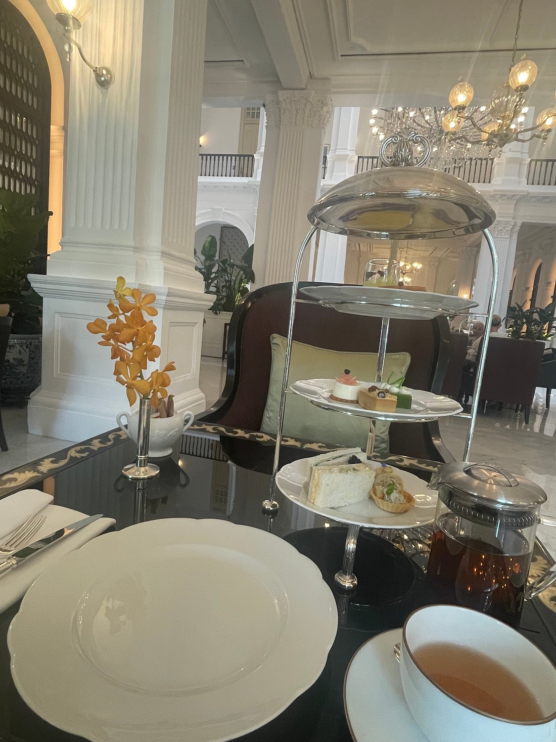 Dining at Raffles Singapore