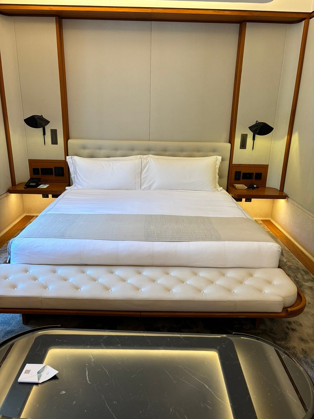 Guest bedroom at The Berkeley