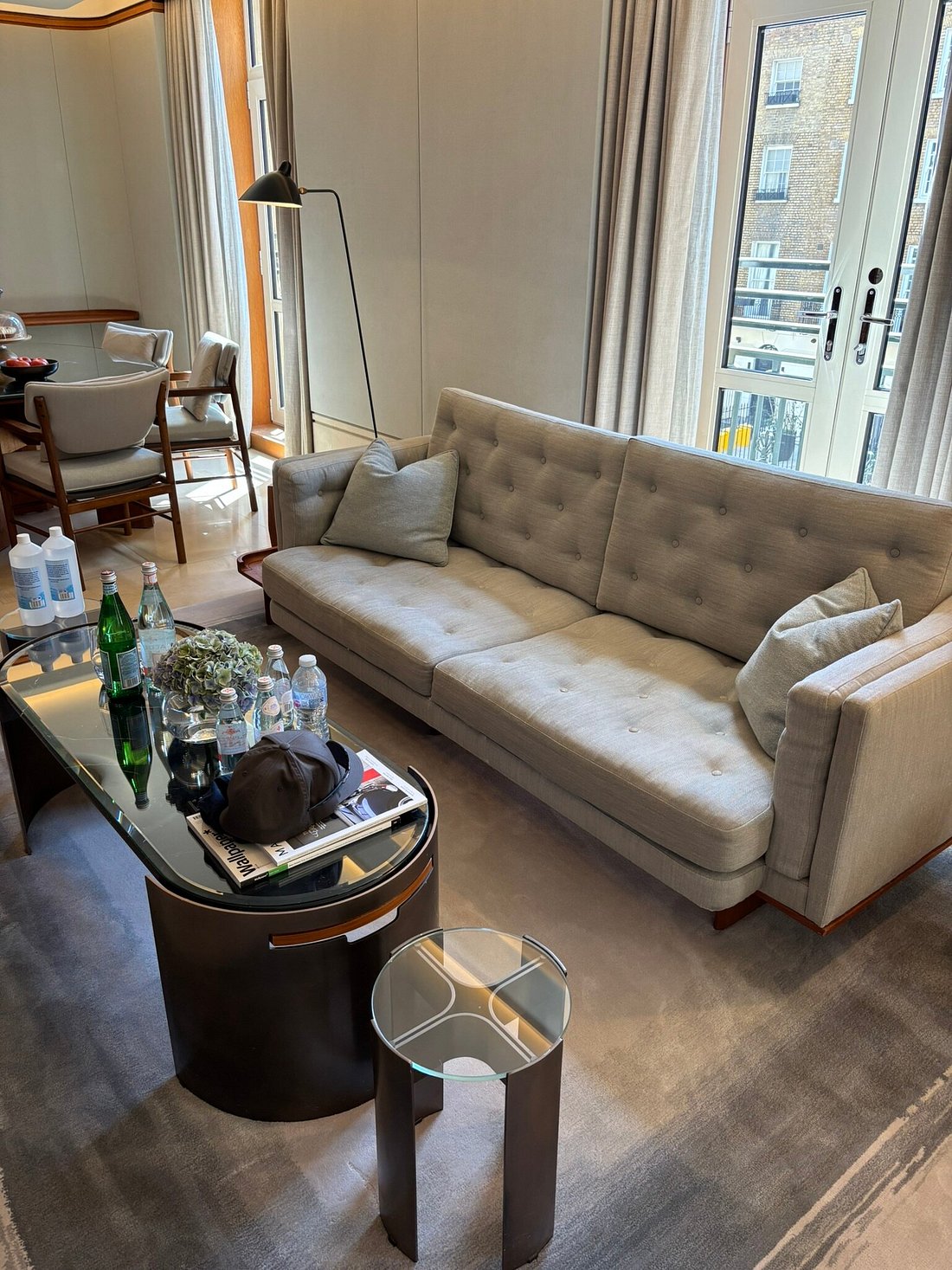 Suite living room at The Berkeley