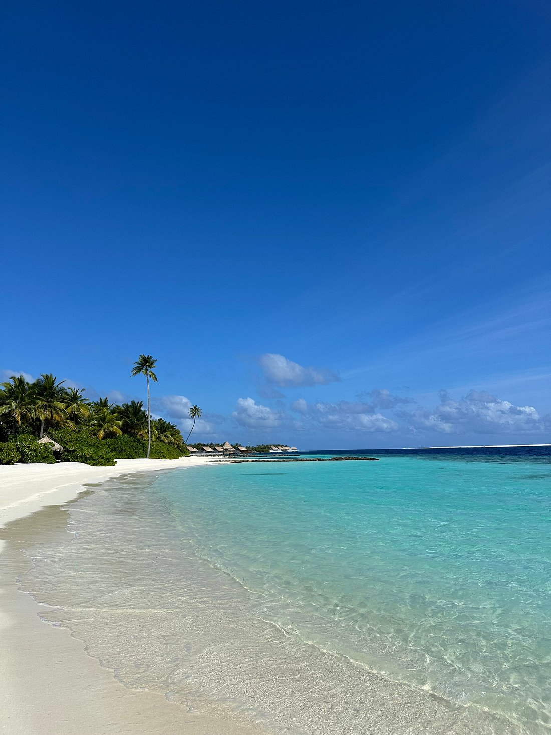 Hotel view at Waldorf Astoria Maldives Ithaafushi
